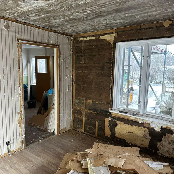 Omläggning av taket