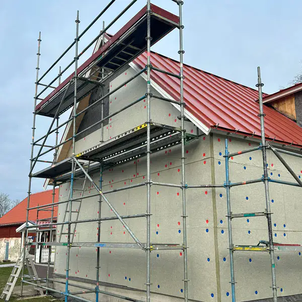 Isolering av fasaden